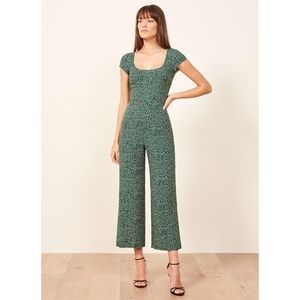 Reformation Belguim Jumpsuit in Pine